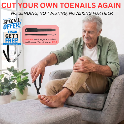 Romena™ — Nail Clippers for Seniors — Cut Thick Nails With Less Effort
