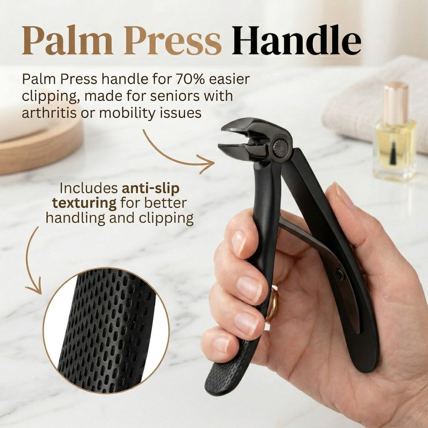 Romena™ — 3-in-1 Heavy-Duty Clipper for Thick & Hard-to-Reach Toenails