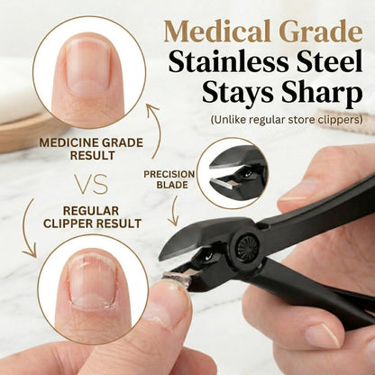 Romena™ — 3-in-1 Heavy-Duty Clipper for Thick & Hard-to-Reach Toenails