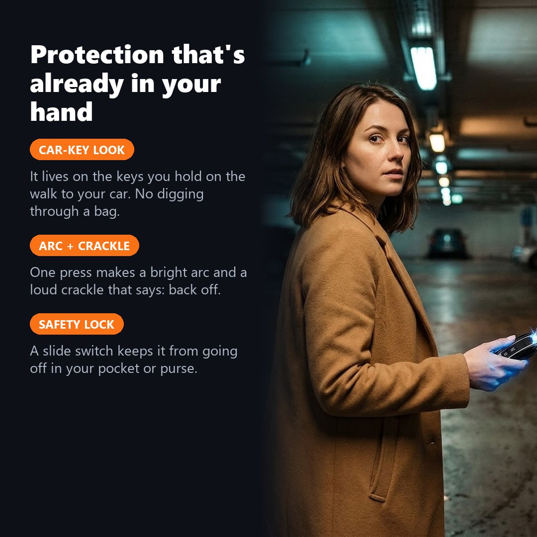 KeyGuard – The Stun Device That Lives on Your Car Keys