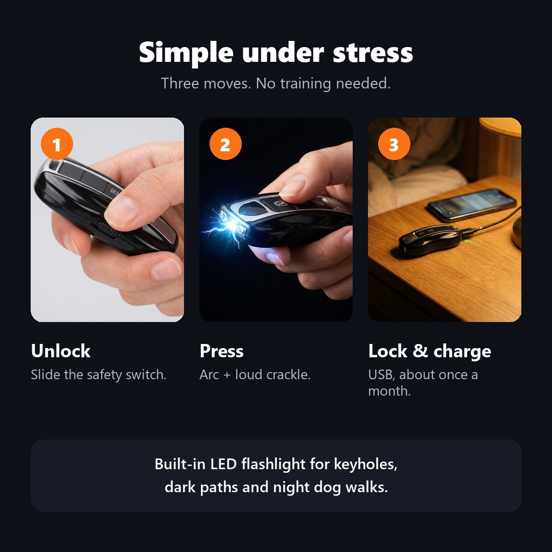 KeyGuard – The Stun Device That Lives on Your Car Keys